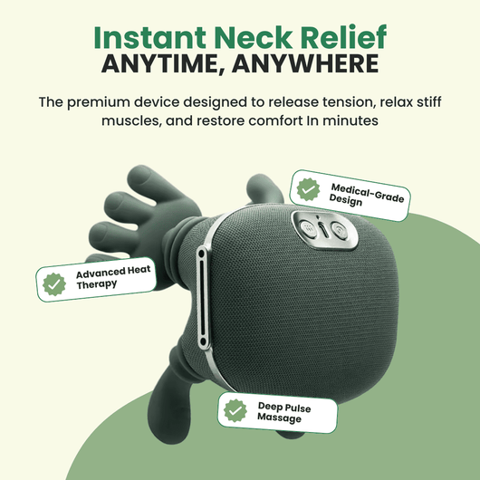 Therahand™ Pro Heated Deep - Grip Massager - Kevora