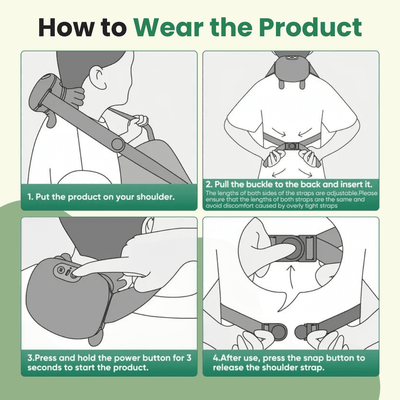 Therahand™ Pro Heated Deep - Grip Massager - Kevora